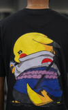 Pikachu Print Mens Oversized T-shirt - Black