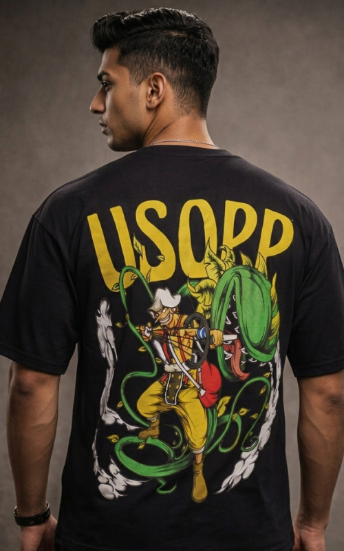 Usopp Oversized T-shirt Black