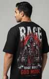 Rage Built God Mode Oversized Graphic T-Shirt