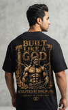 Built Like a God Men's Oversized Graphic Tee