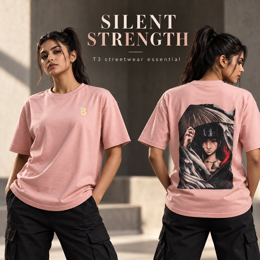 Silent Strength Oversized Tee