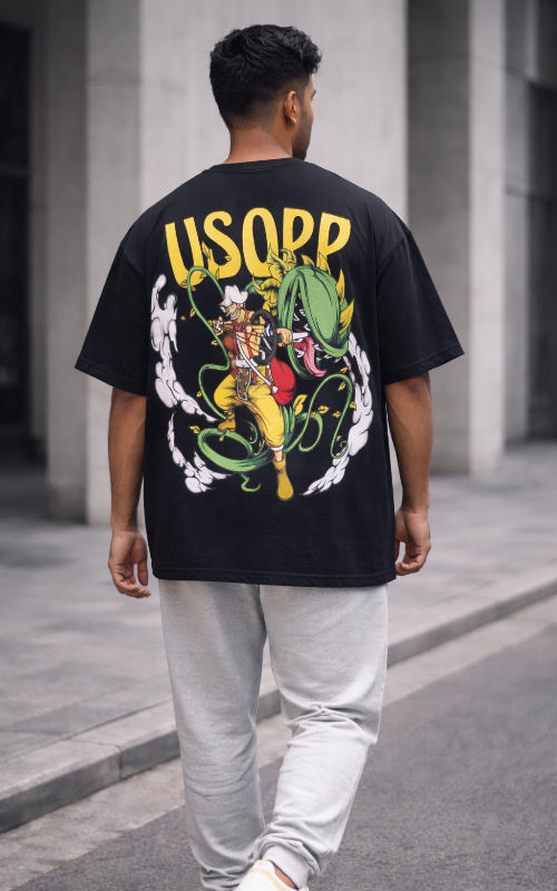 Usopp Oversized T-shirt Black