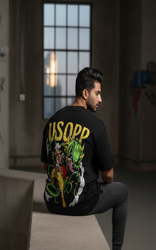 Usopp Oversized T-shirt Black