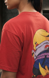 Pikachu Oversized T-Shirt  - Red