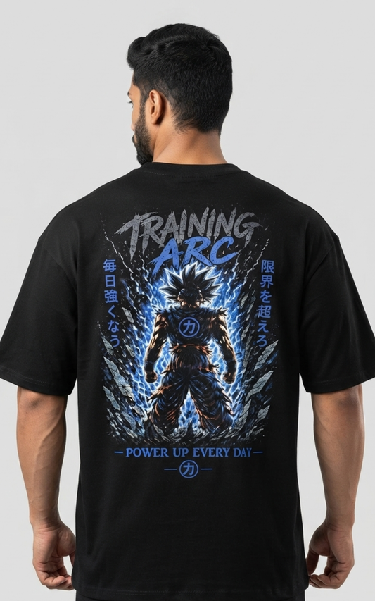 Training Arc Oversized Men's Graphic Tee