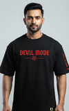 Devil Mode Oversized Men's Graphic T-Shirt